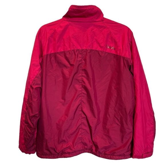 Cabela's Women's Jacket Raspberry Pink 2 tone Size Large Full Zip Polartec - Picture 2 of 15